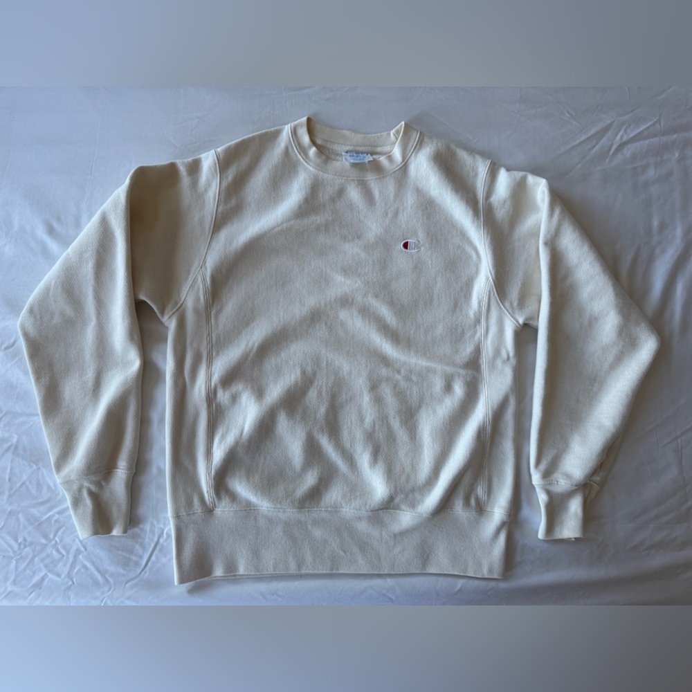 Champion Off-White Crewneck Sweatshirt